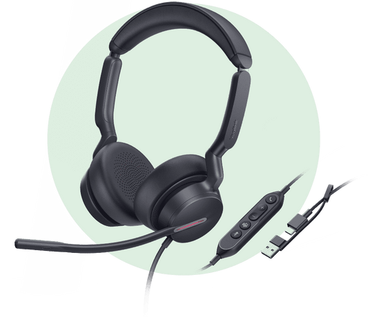 Casque filaire Yealink UH46 Duo Teams USB-C/A